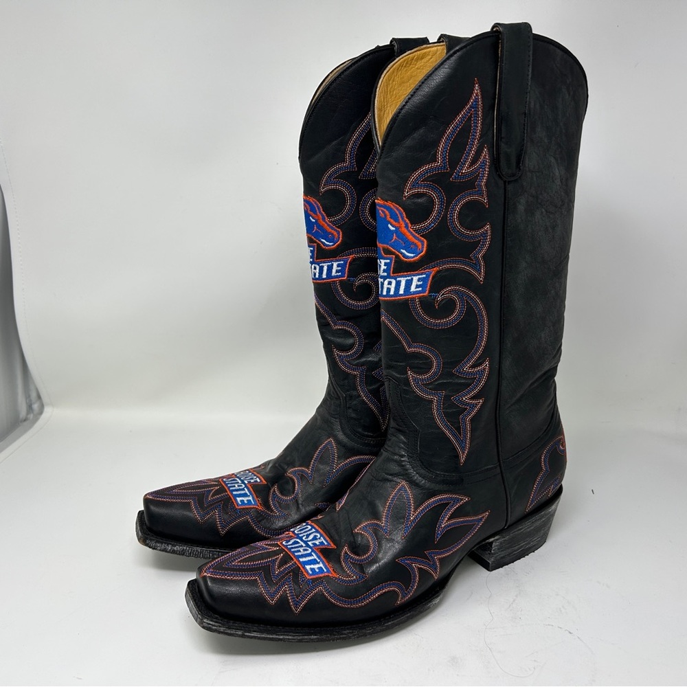 Men’s Boise State Broncos Gameday Cowboy Boots, NWT 10  D NCAA Broncos